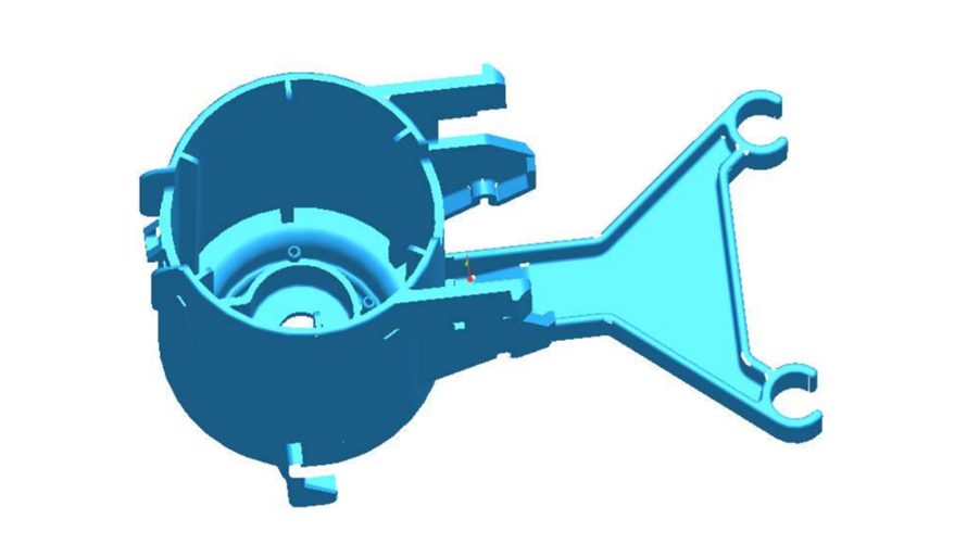 醫(yī)療機(jī)械注塑模具混合攪拌器外殼注塑件要求高，沒(méi)經(jīng)驗(yàn)難搞